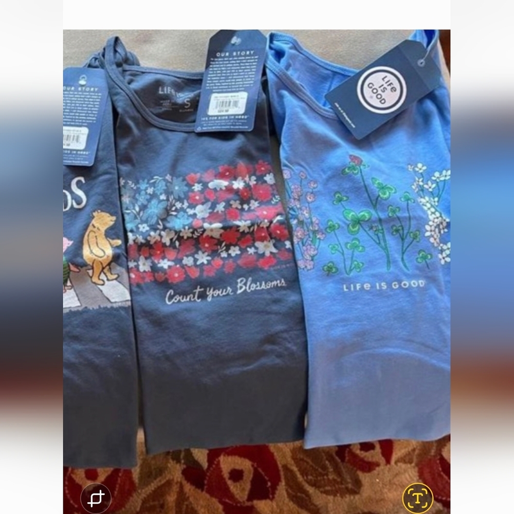 8 NWT Tanks Life Is Good Crusher